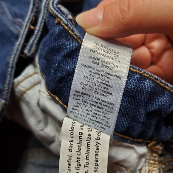 Pacsun Denim Micro Mini Skirt Side Stripe Varsity 100% Cotton Women's Size 28 - Picture 12 of 13